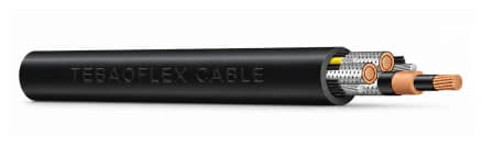 TEBAOFLEX Type SHD-GC cable horizontal product rendering