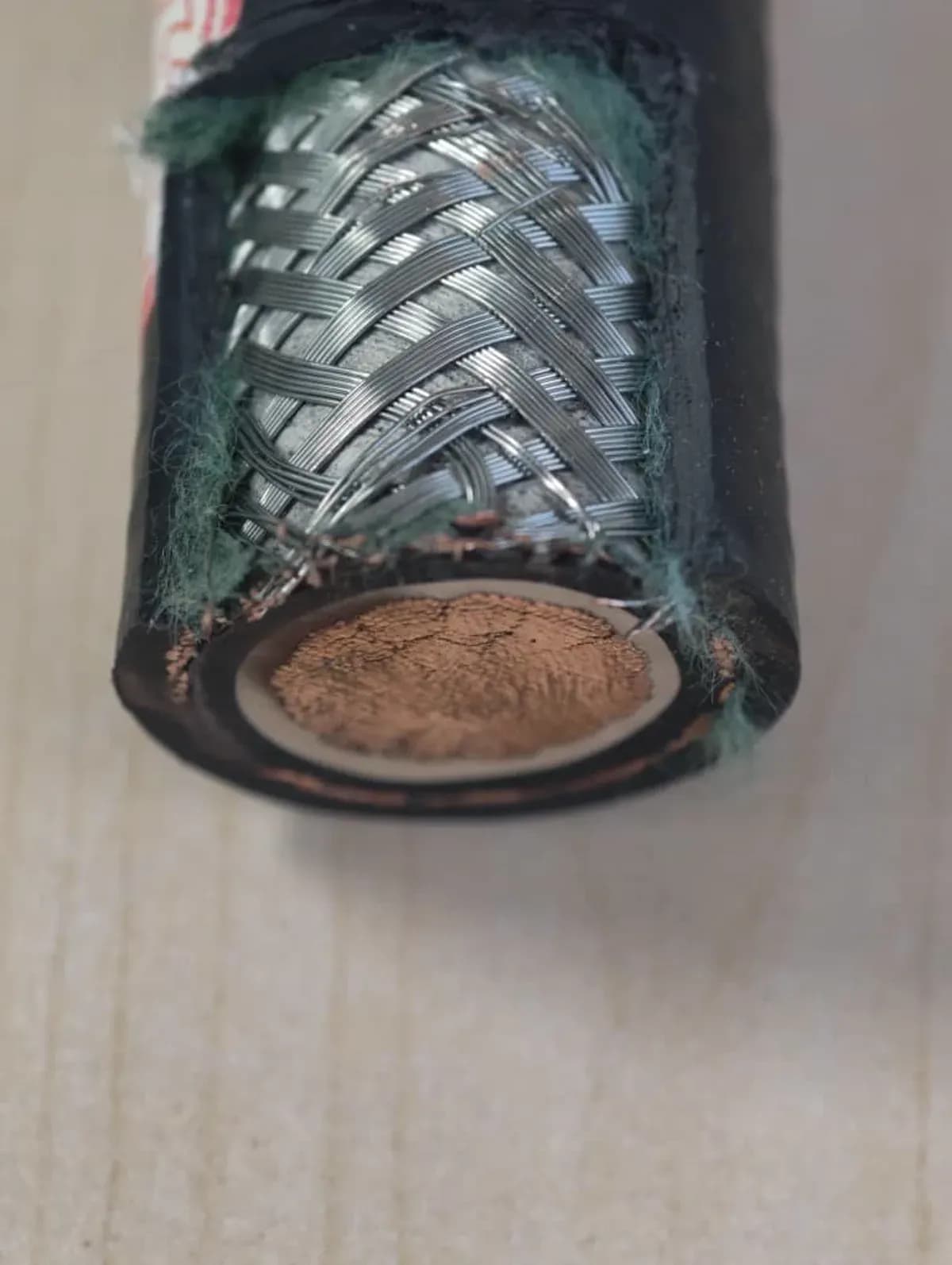 braided shield sample