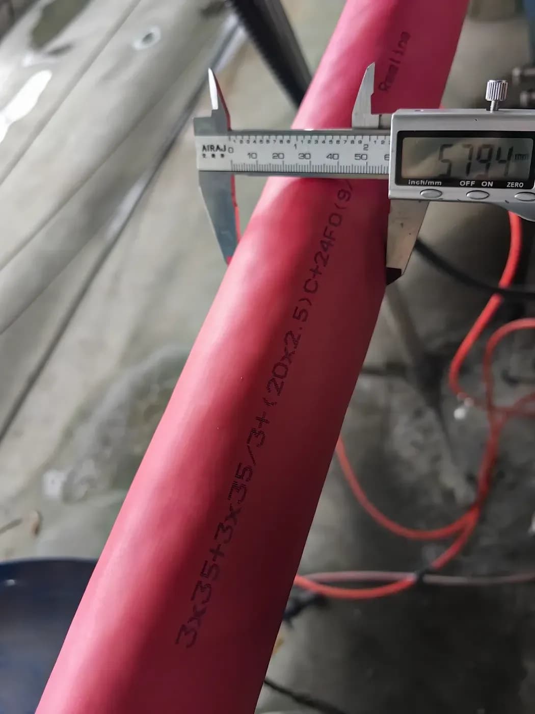 diameter verification 3x35 3x35 reeling cable