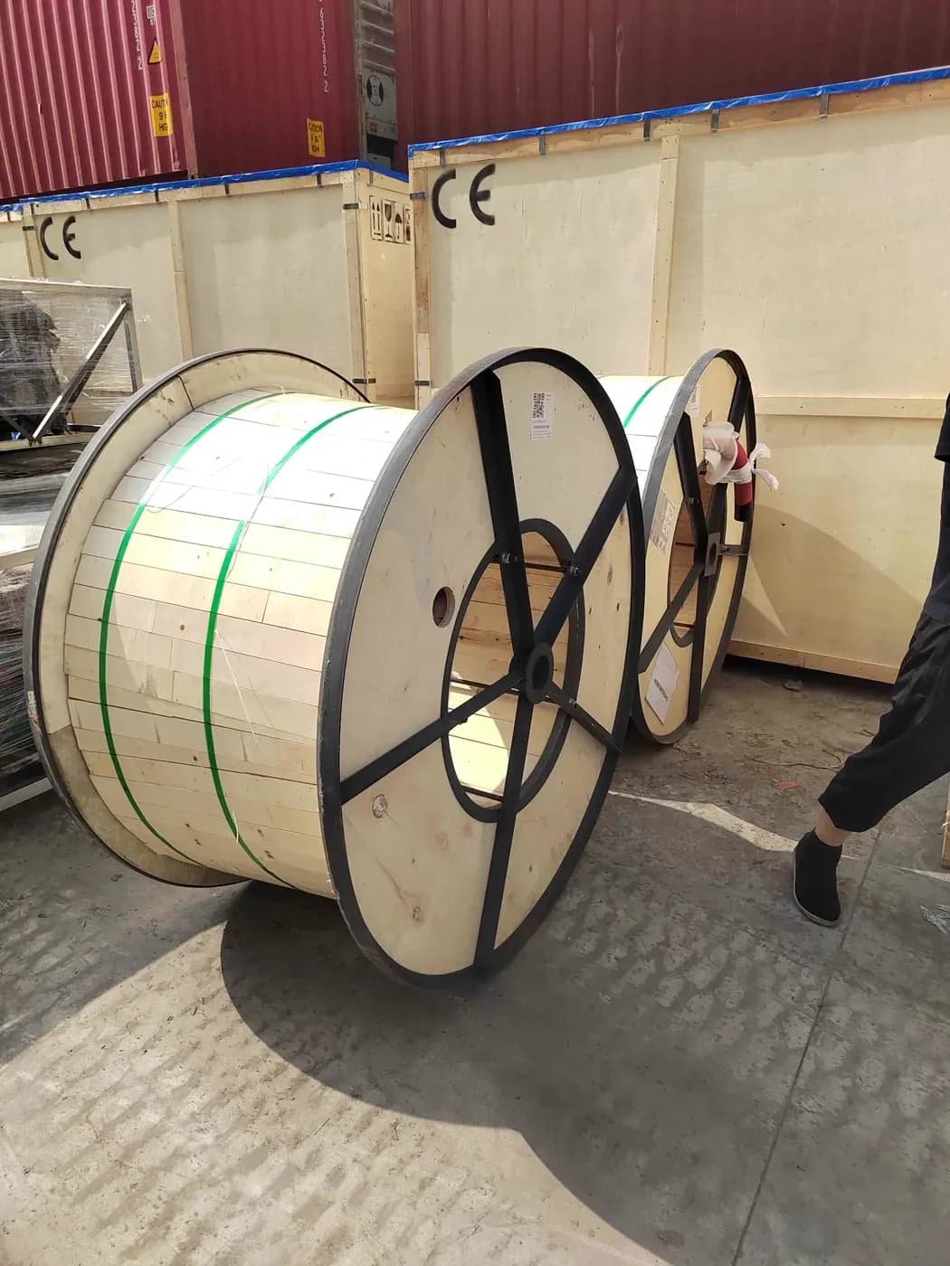 export packaging wooden drums ce crates
