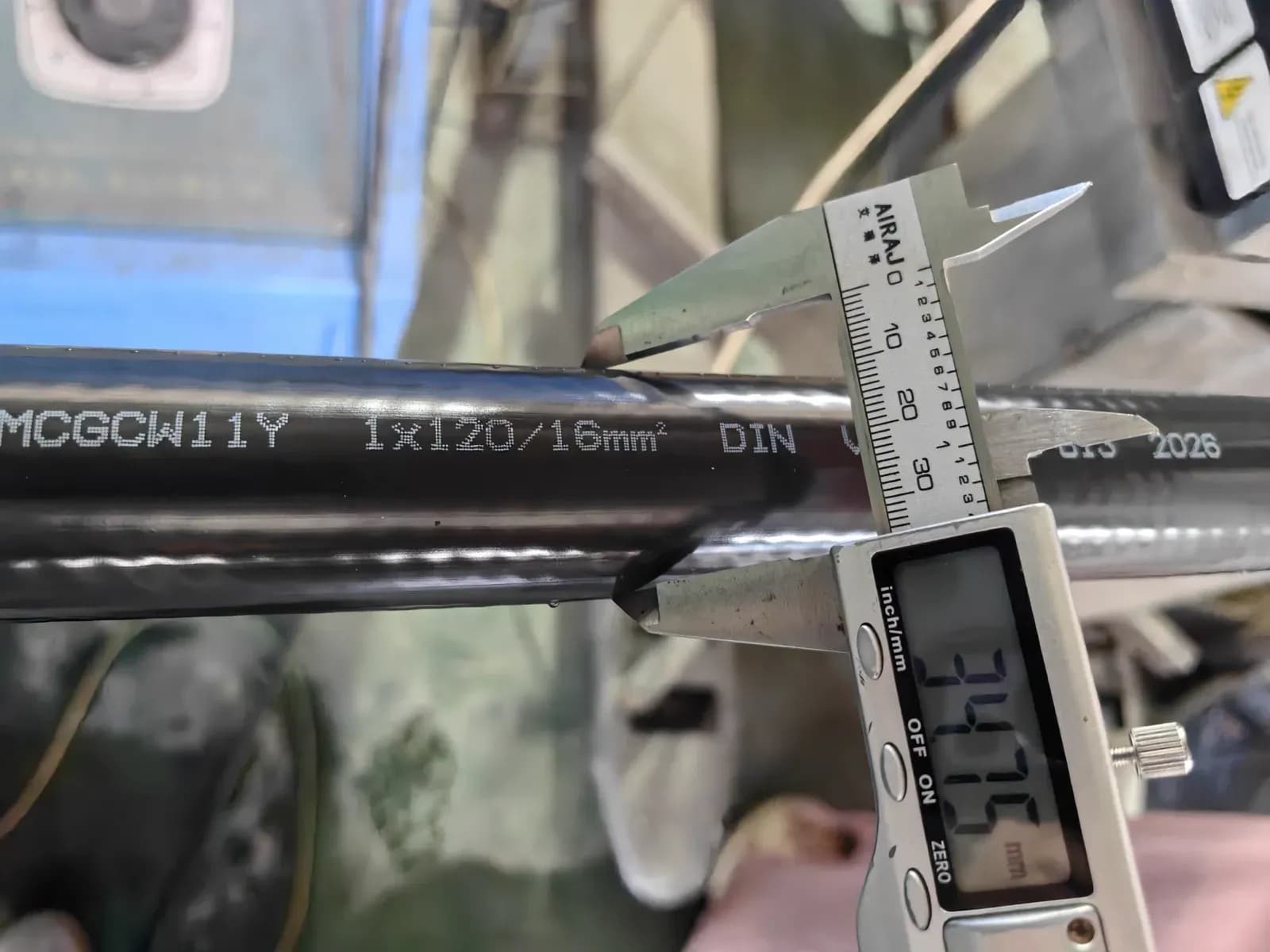 factory qc diameter check