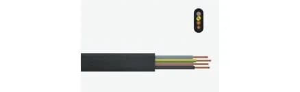 NGFLGÖU 300/500 V flat festoon cable