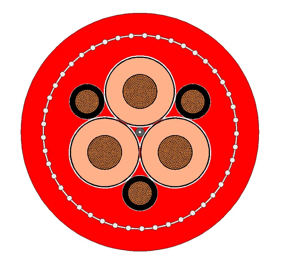 NTSCGEWÖU medium-voltage reeling cable cross section