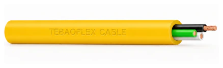 TEBAOFLEX yellow SOOW portable cord horizontal product rendering